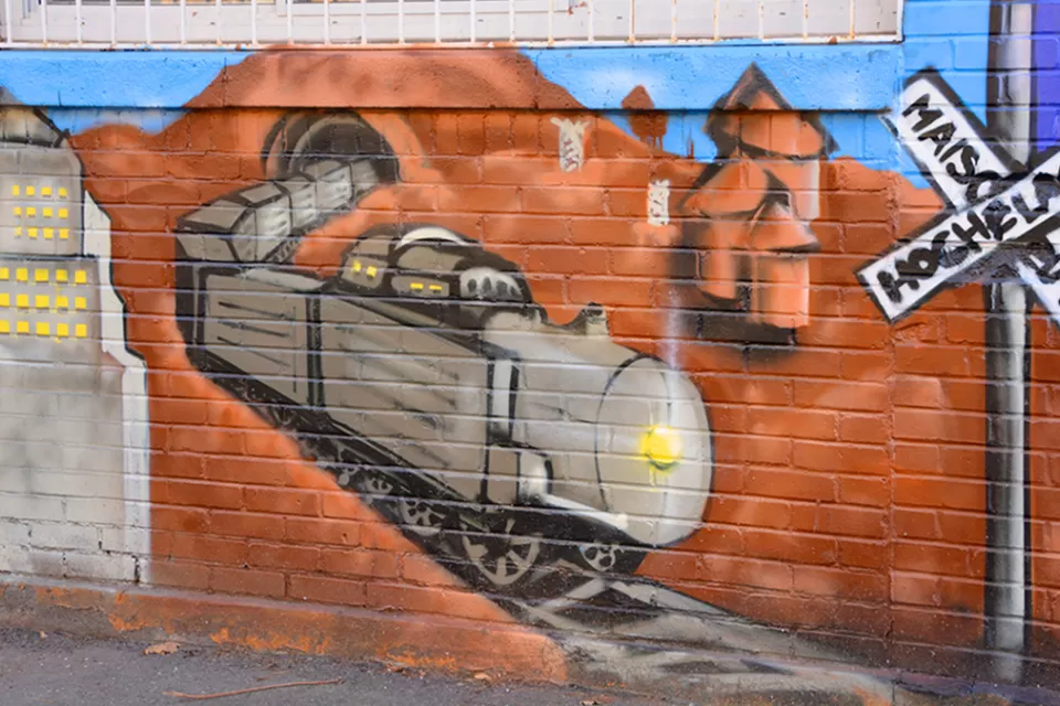 Montreal Train Art
